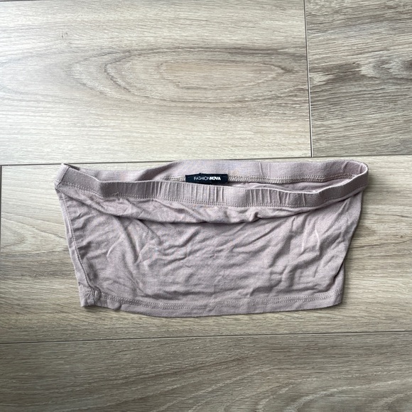 Fashion Nova beige tube top - Picture 2 of 2